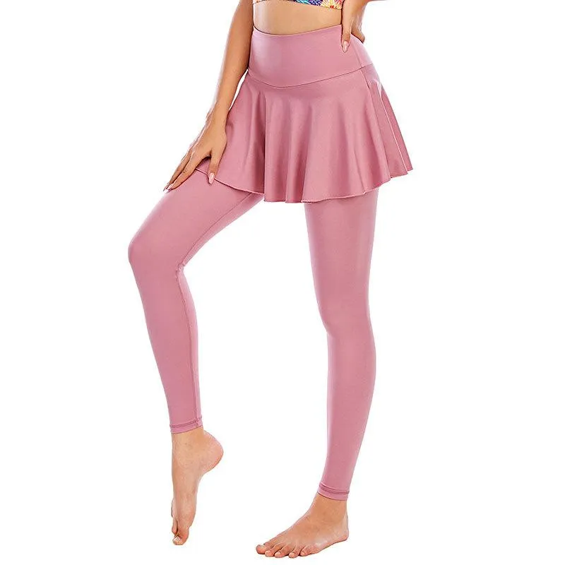FashionSierra - Women's skirt yoga pants high waist elastic strech yoga pants