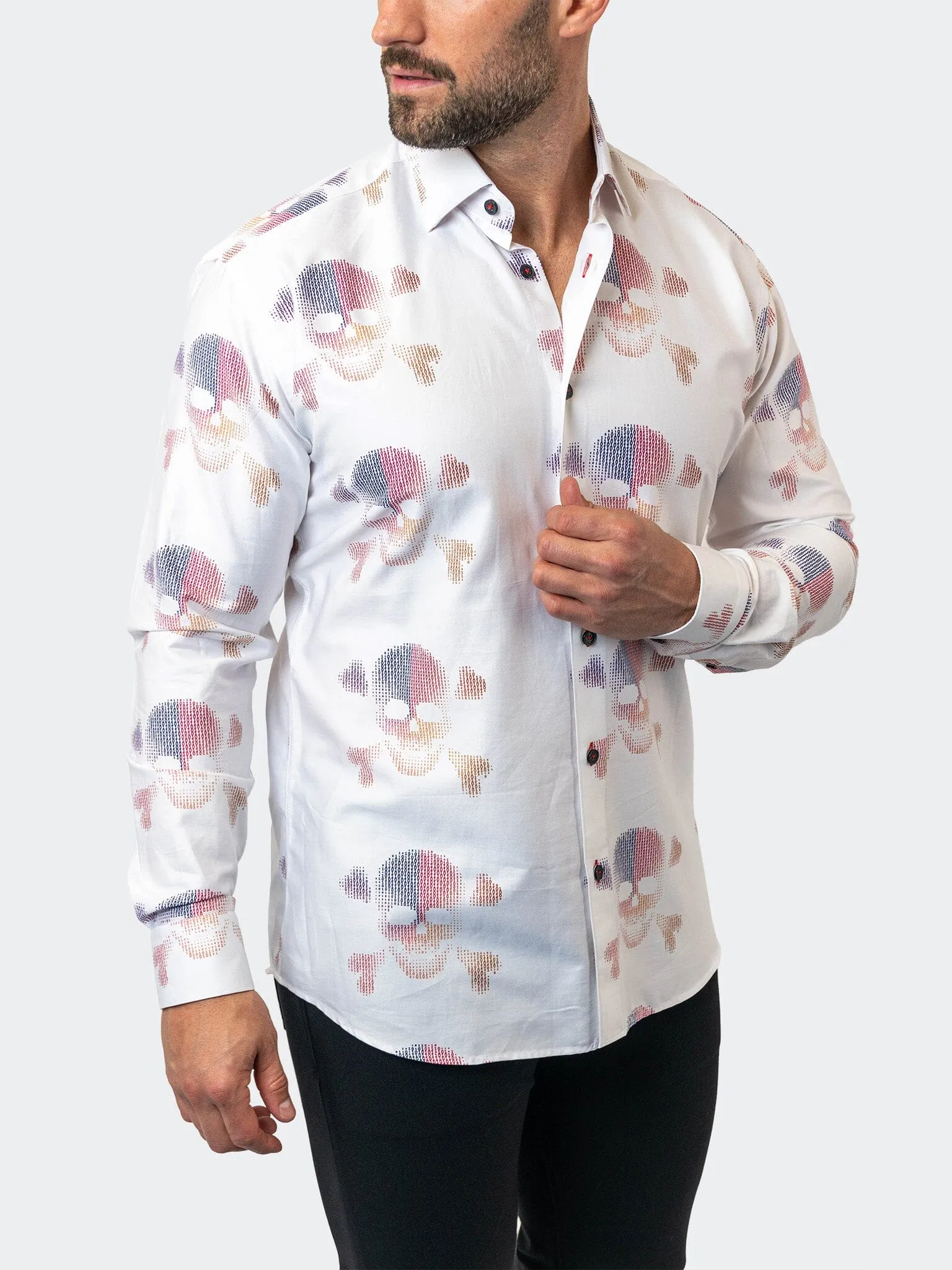 Fibonacci SkullMatrix 14 White
