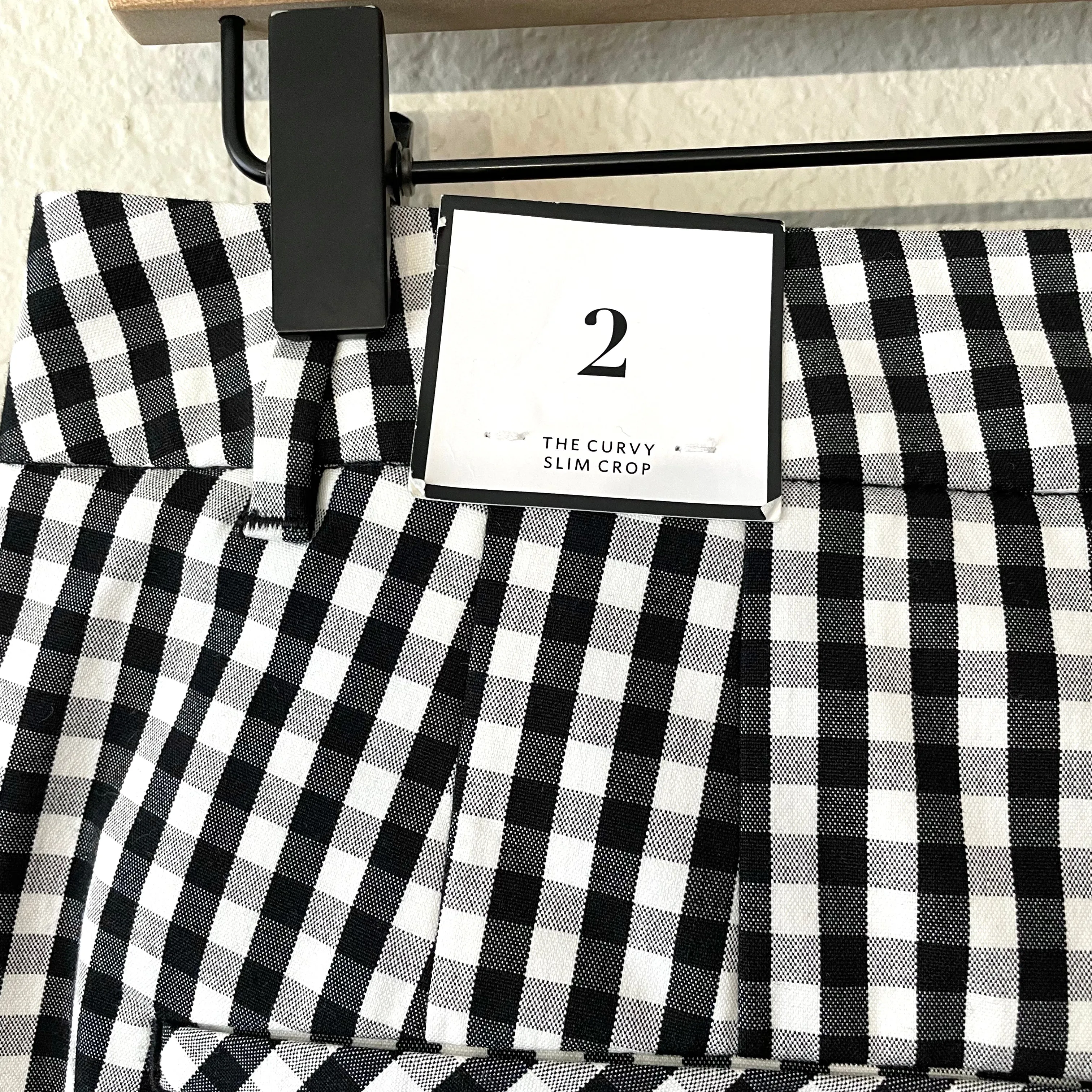Gingham Plaid Crop Pants