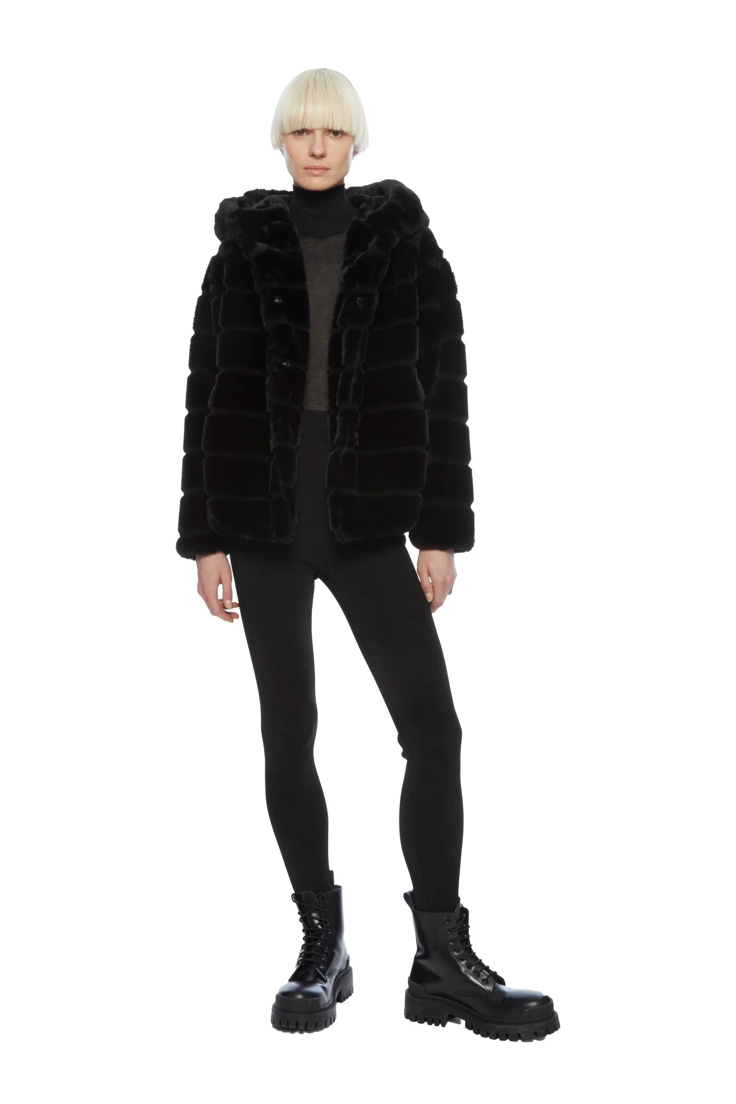 GOLDIE COAT - NOIR