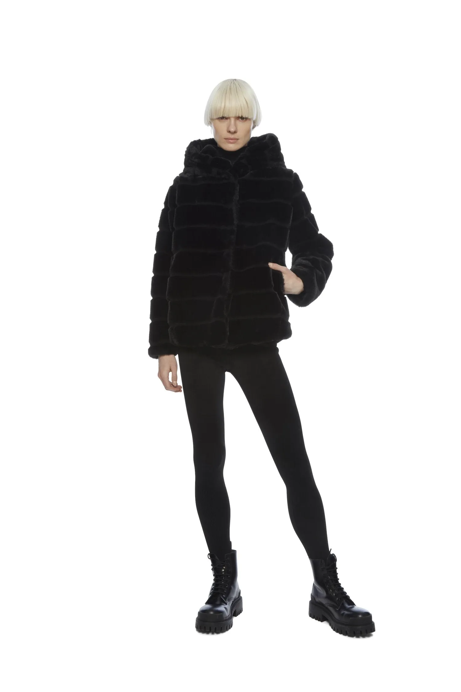 GOLDIE COAT - NOIR