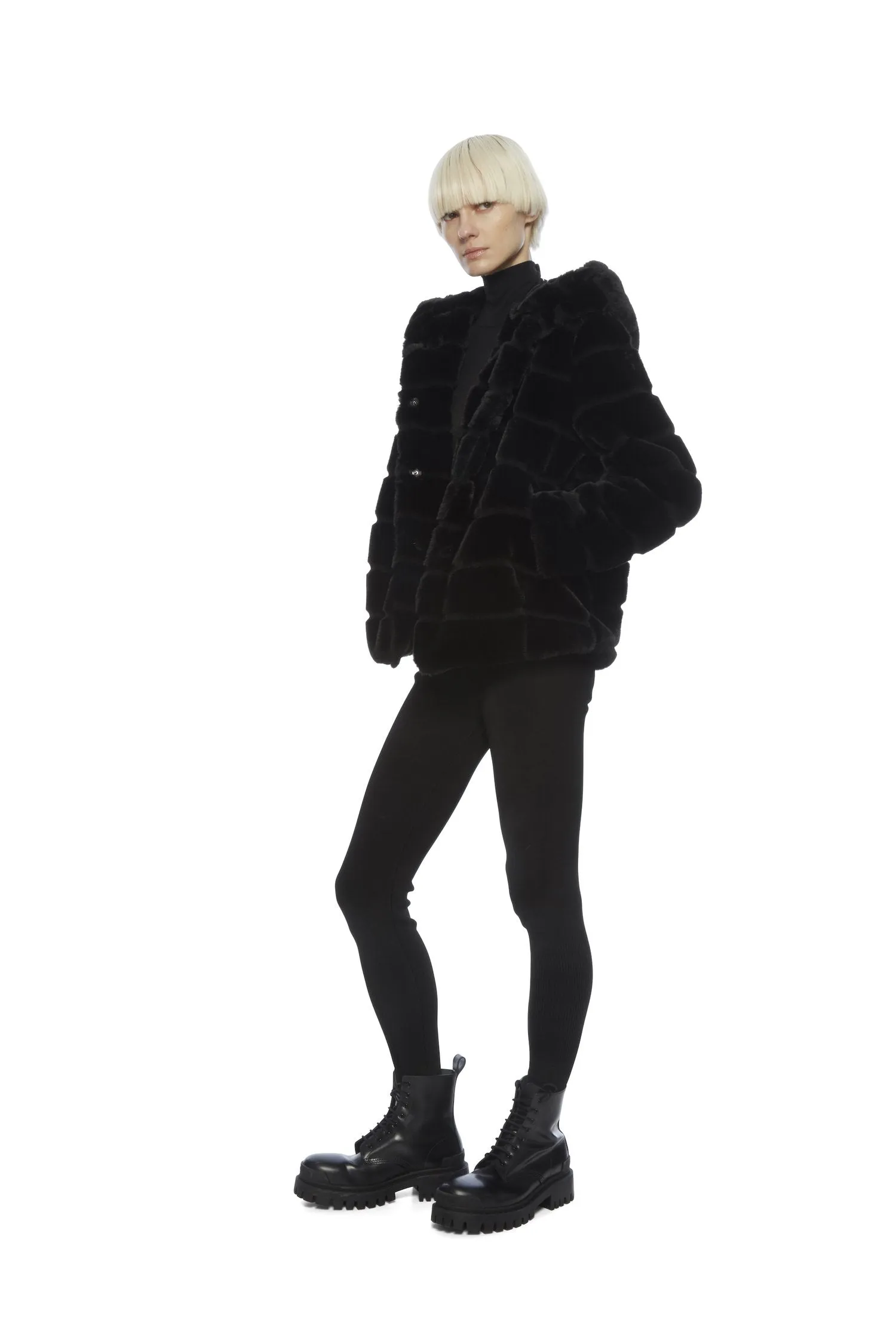 GOLDIE COAT - NOIR
