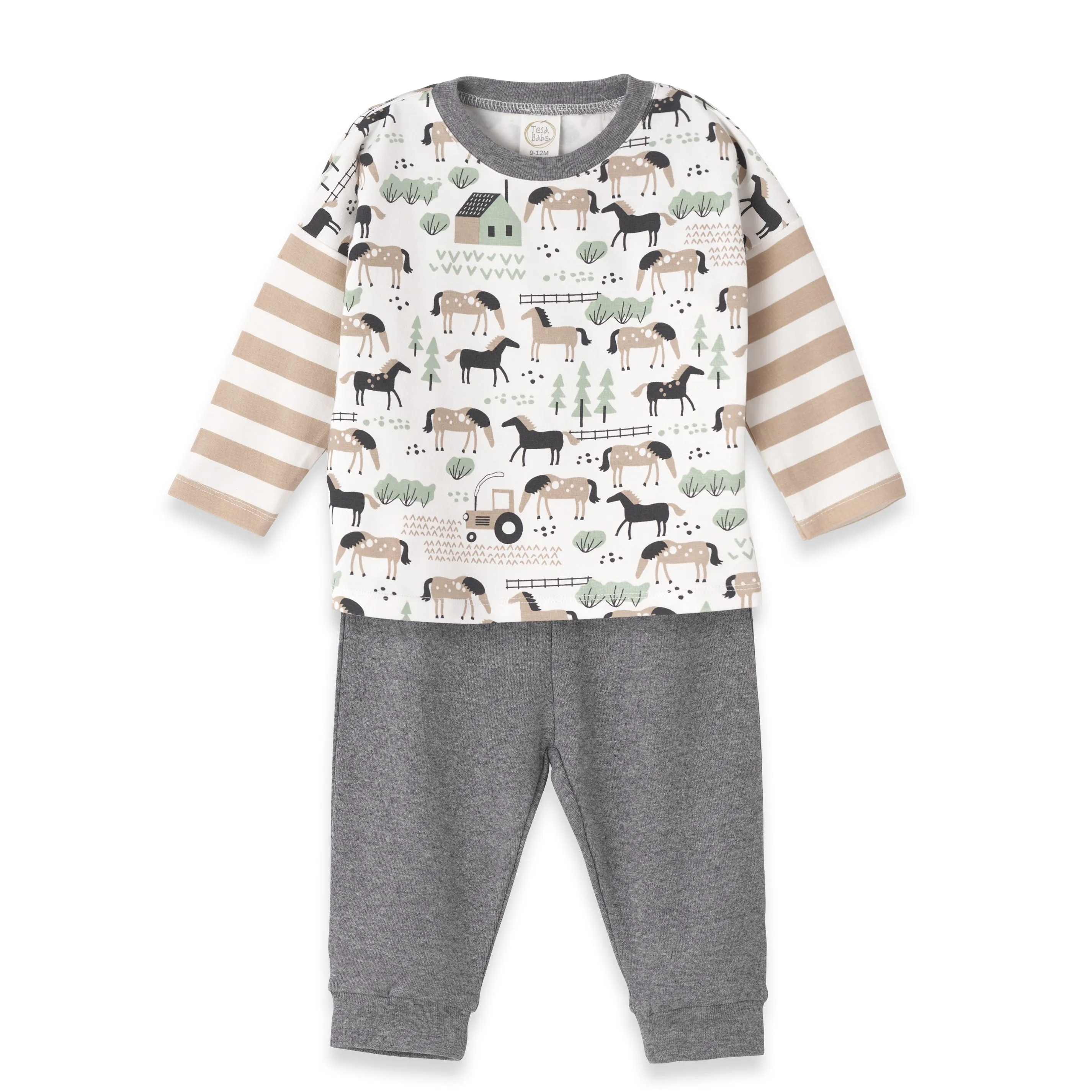 Horses On The Farm Bamboo Tee & Pants
