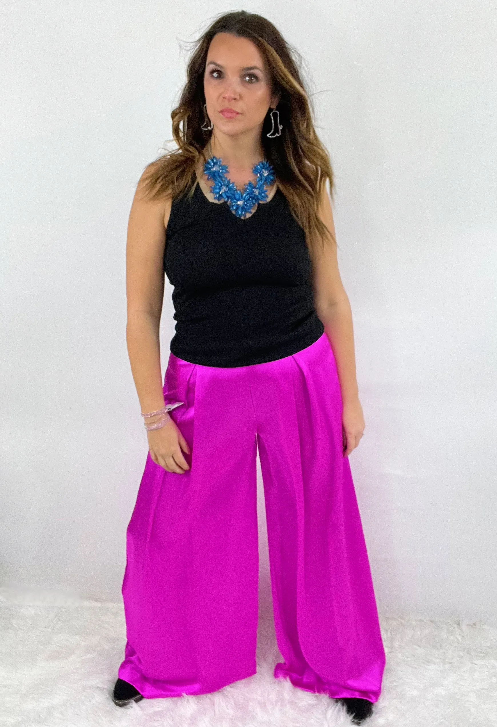Hot Pink Palazzo Pants