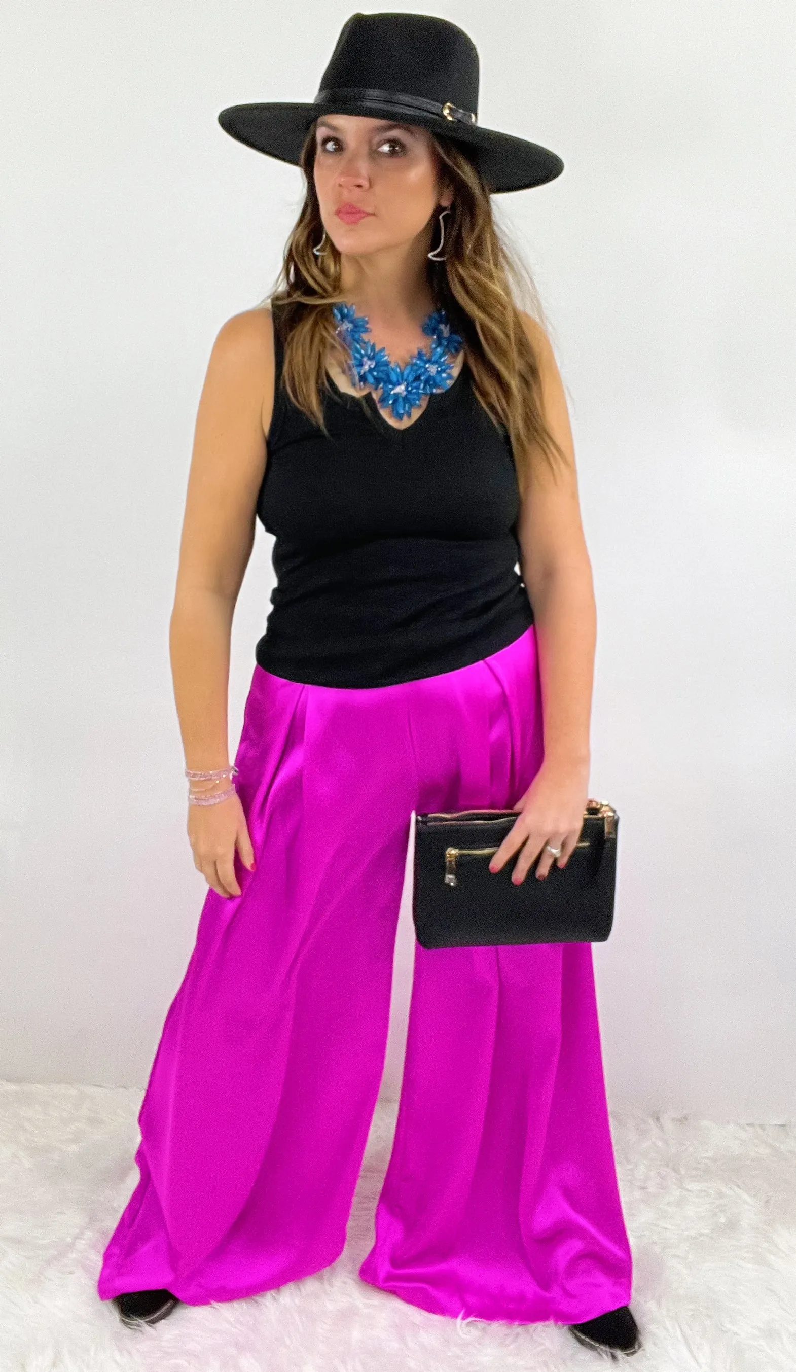 Hot Pink Palazzo Pants