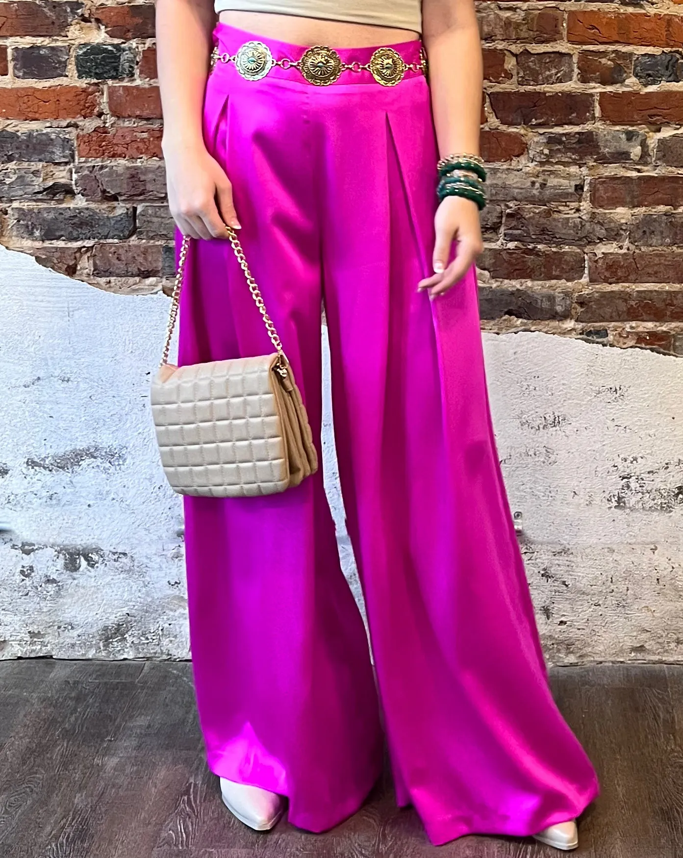 Hot Pink Palazzo Pants