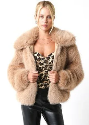 Iced Latte Fur Jacket