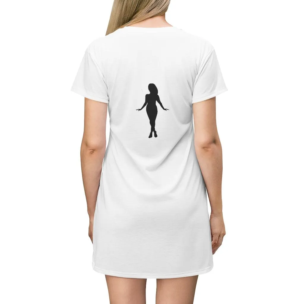 I'm P.E.R.K.Y. All Over Print T-Shirt Dress