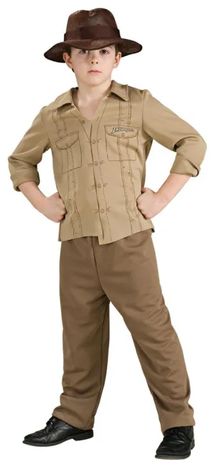 Indiana Jones Boys Costume Medium