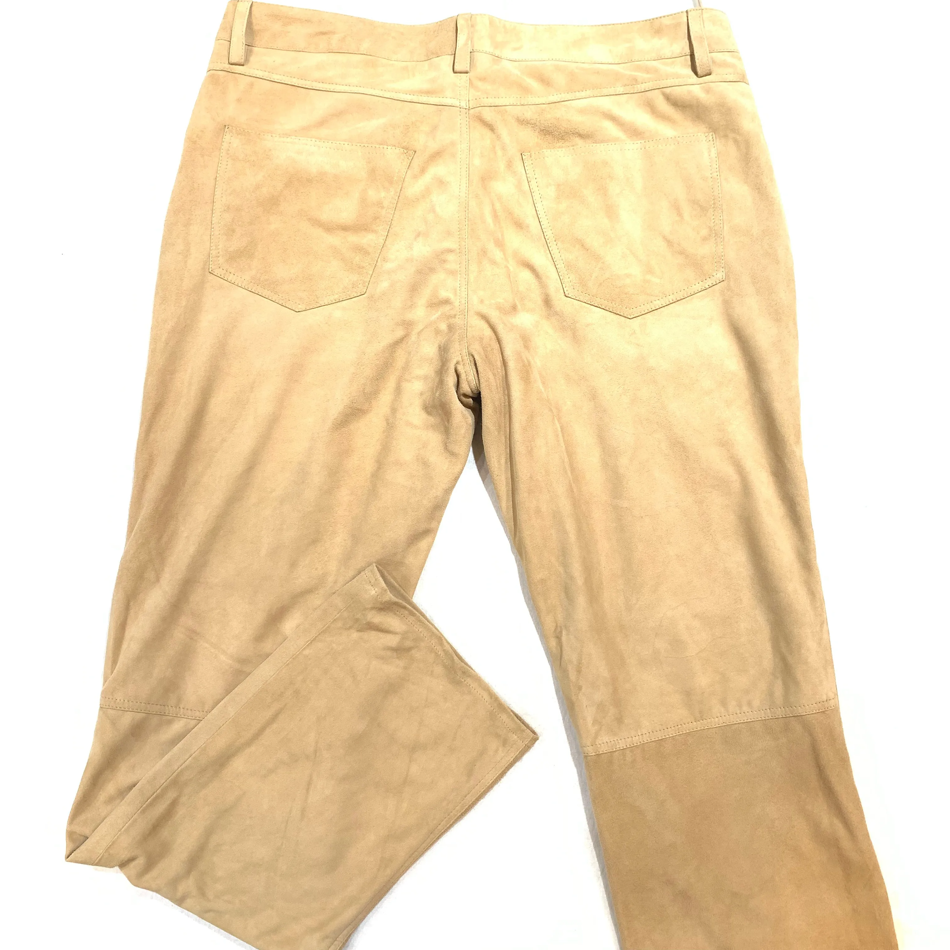 Kashani Men's Dune Suede Straight Cut Pants