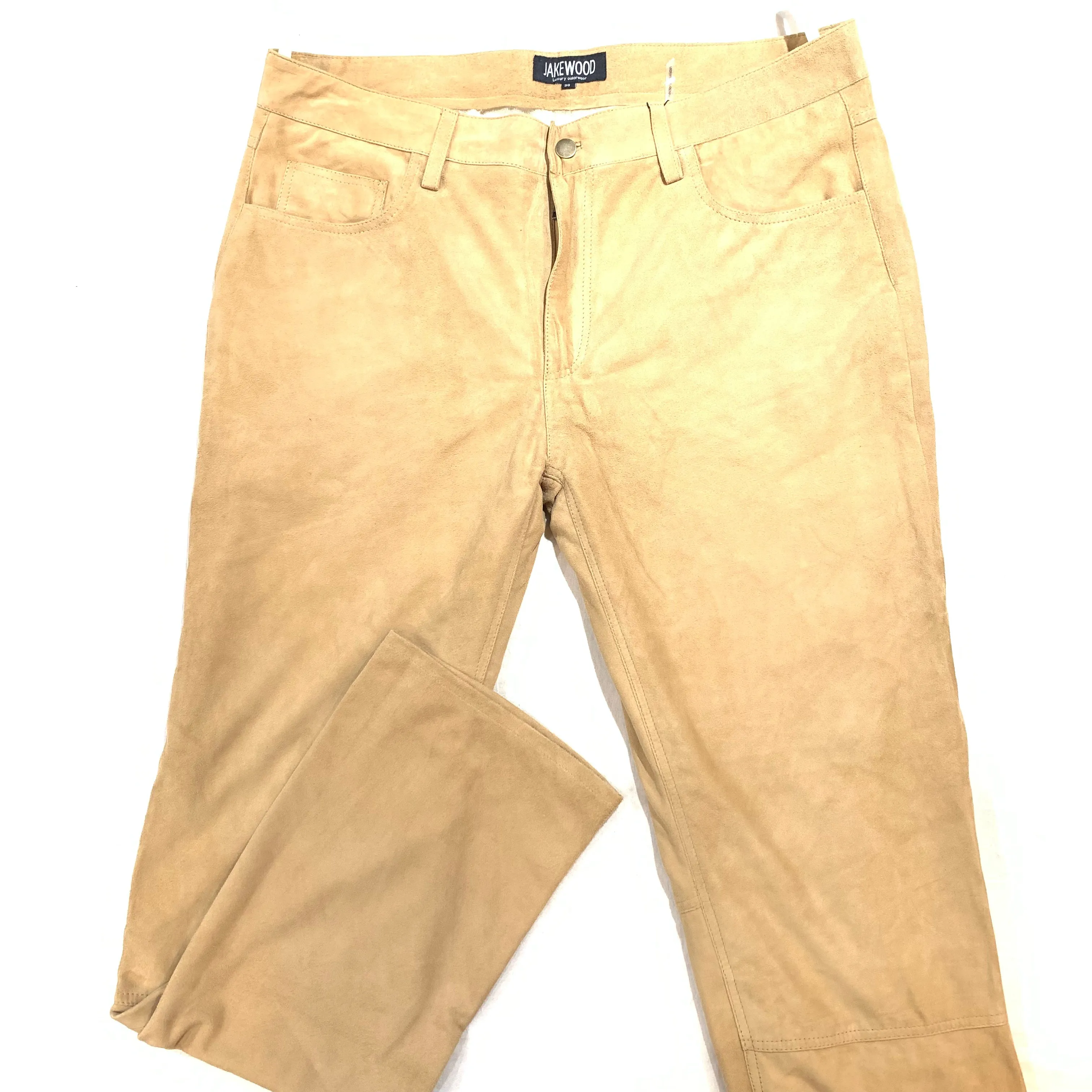 Kashani Men's Dune Suede Straight Cut Pants