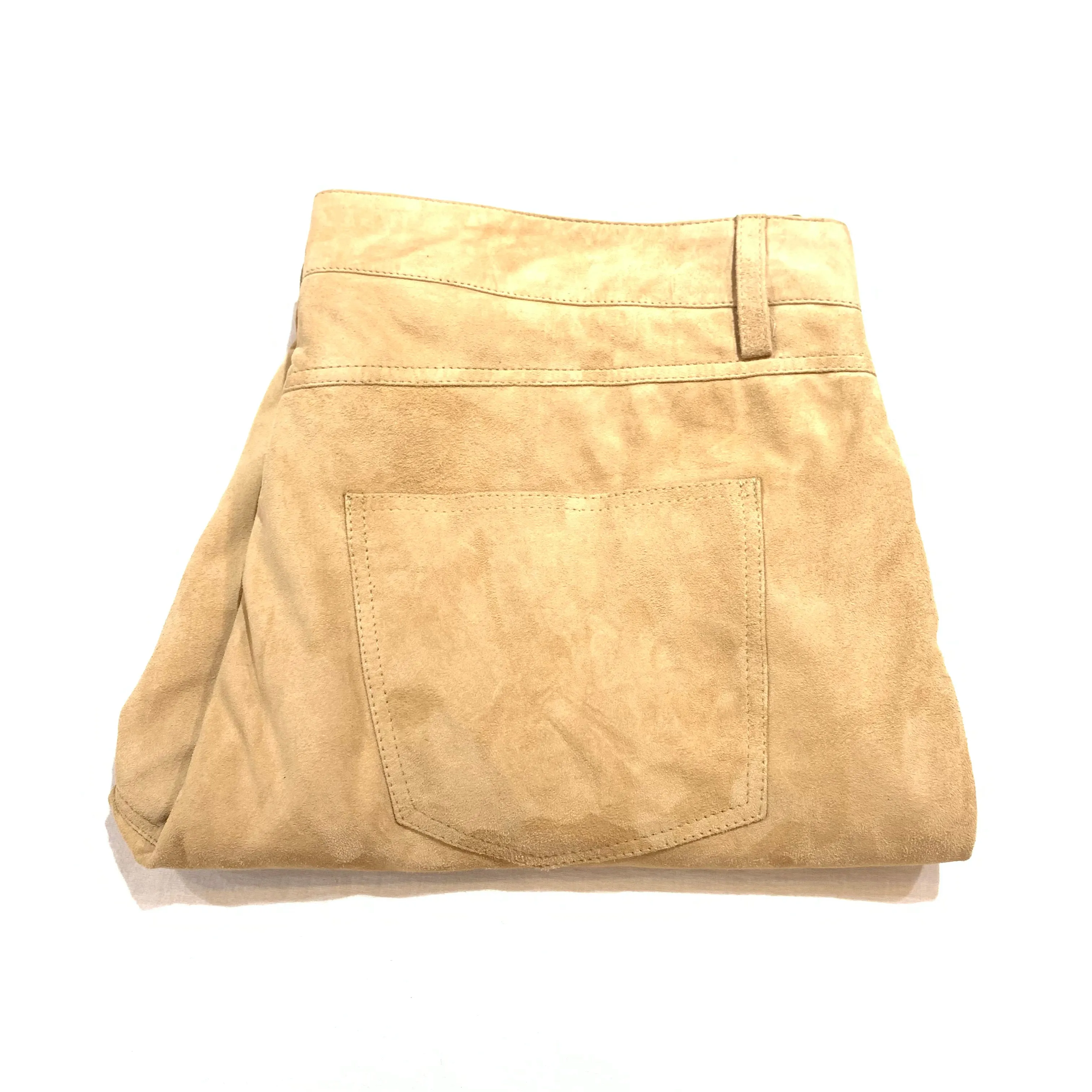 Kashani Men's Dune Suede Straight Cut Pants