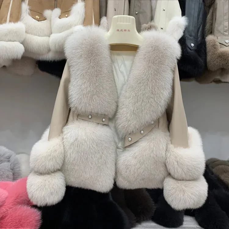 Leather Sheepskin Coat