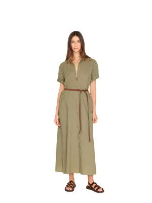 Linnet Dress in Dark Seagrass