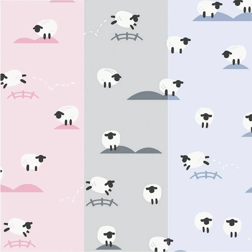 Magnetic Me Modal Footie Baa Baa Baby Grey