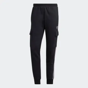 Men's adidas Originals Adicolor 3-Stripes Cargo Slim Joggers Black