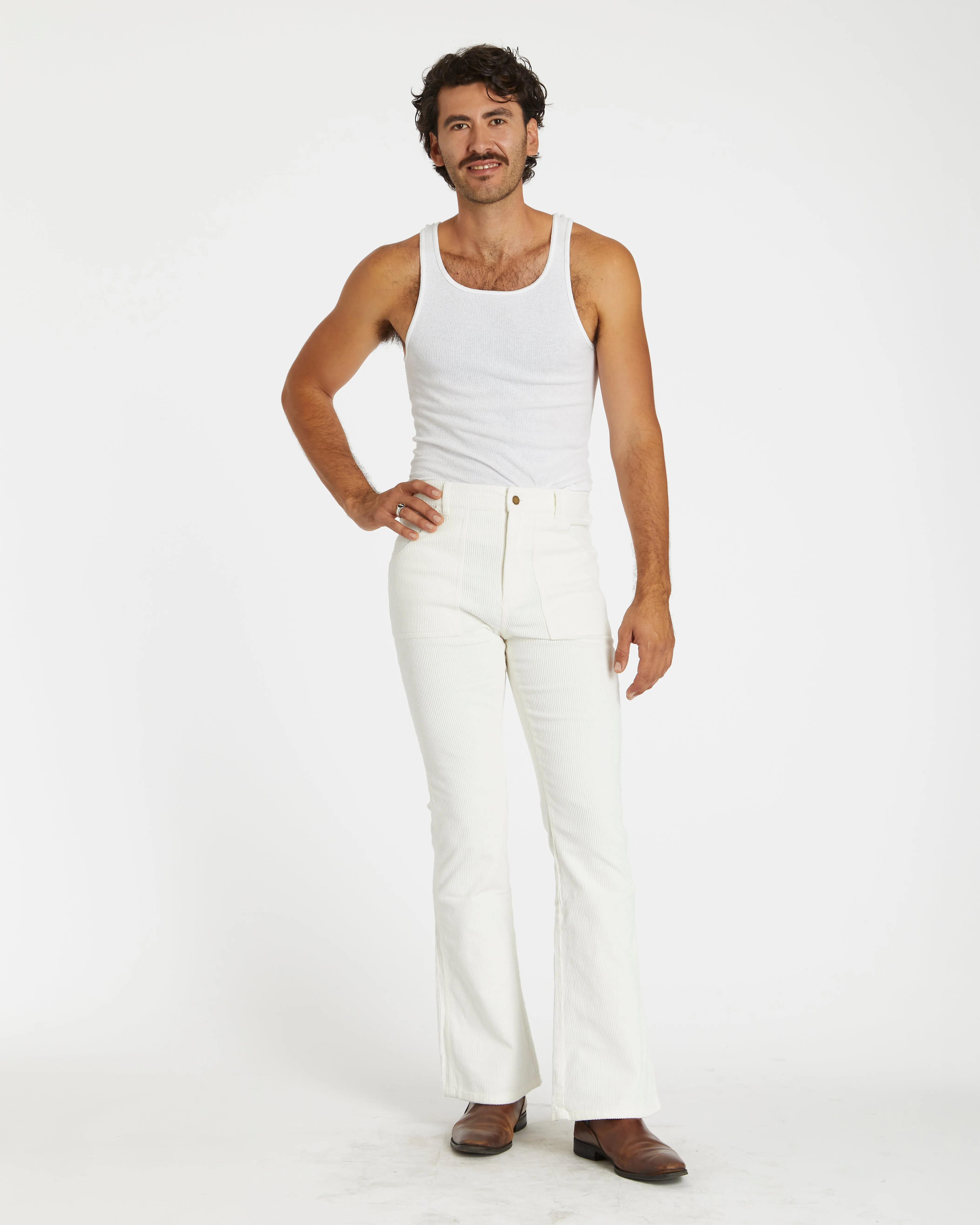 Men's Bell Bottom (White)