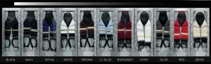 Mens Button Type Suspenders - 11 Colors