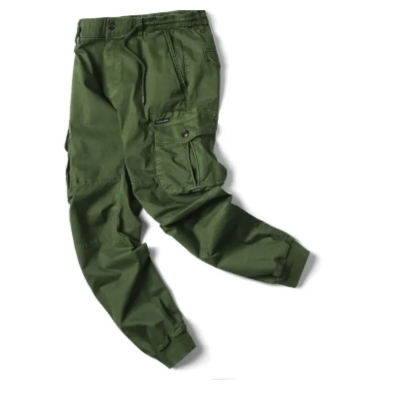 Men's Cargo Pants with Elastic Waistband and Pockets | Perfect for All Seasons