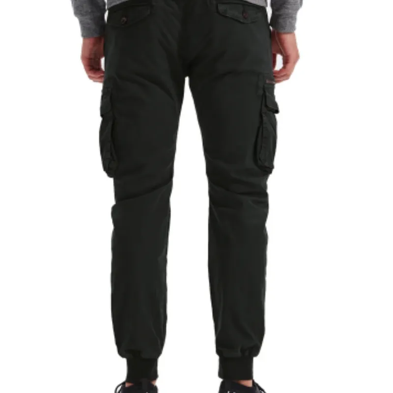 Men's Cargo Pants with Elastic Waistband and Pockets | Perfect for All Seasons