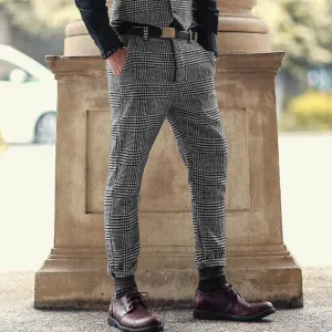 Men's Winter/Spring Casual Woolen Trousers
