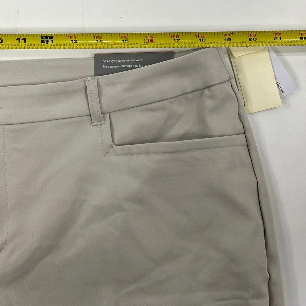 NWT Women's CJ Banks Classic Fit Straight Leg Khaki Dress Pants Slacks Size 18W
