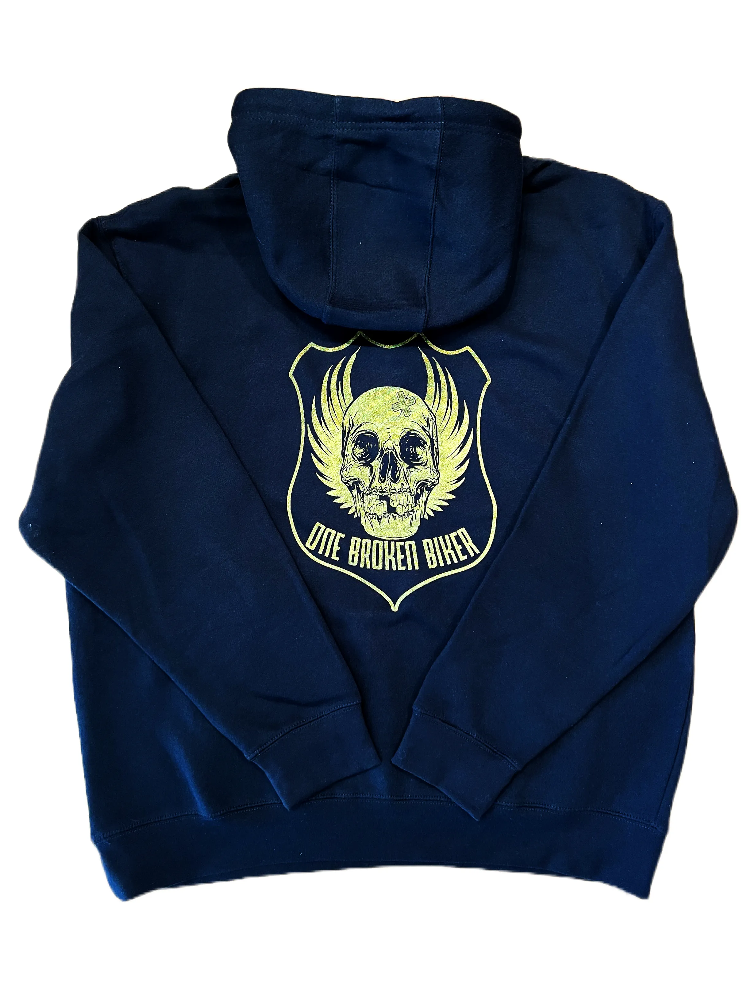 One Broken Biker Pullover Hoodie - 10 Years Supporting Injured Bikers