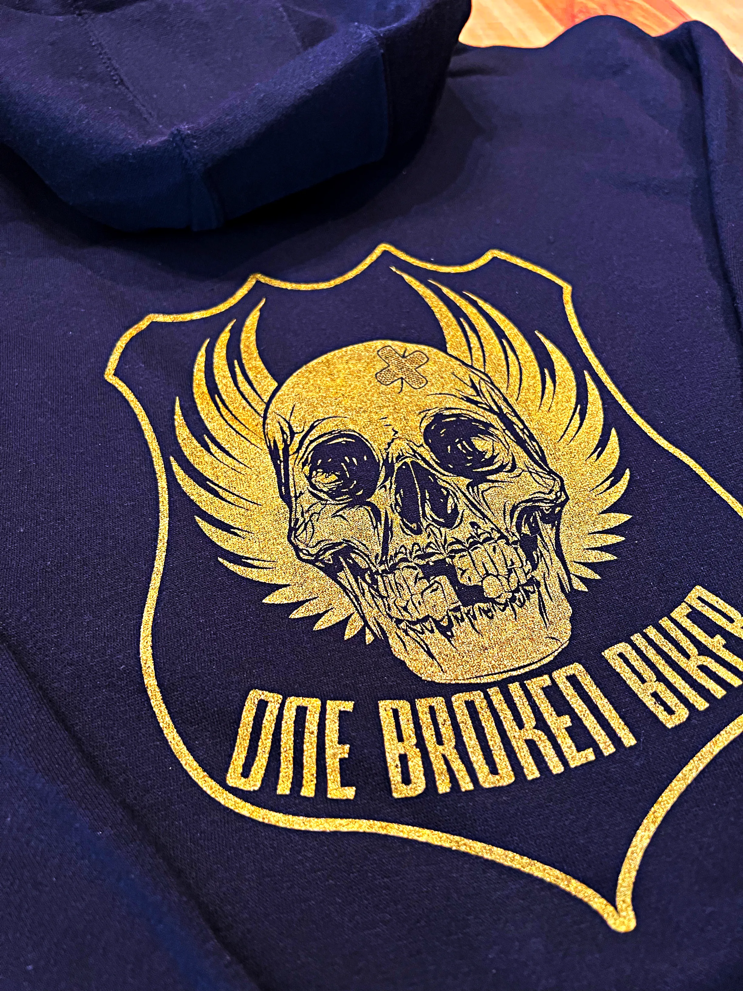 One Broken Biker Pullover Hoodie - 10 Years Supporting Injured Bikers