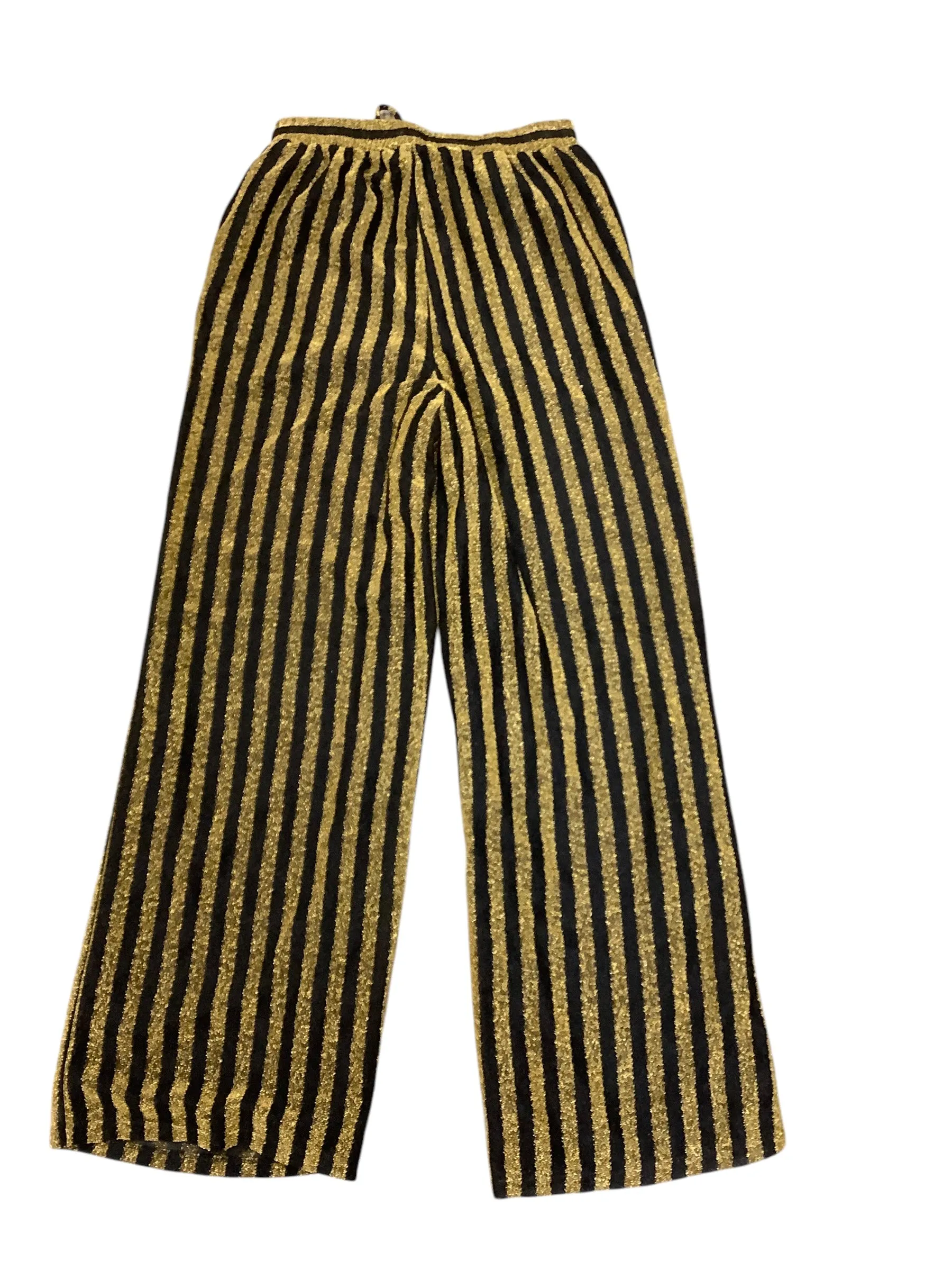 Pants Dress By Clothes Mentor In Black & Gold, Size: S