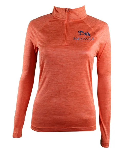 Performance Pull Over | Quarter Zip | 100% Polyester | Red