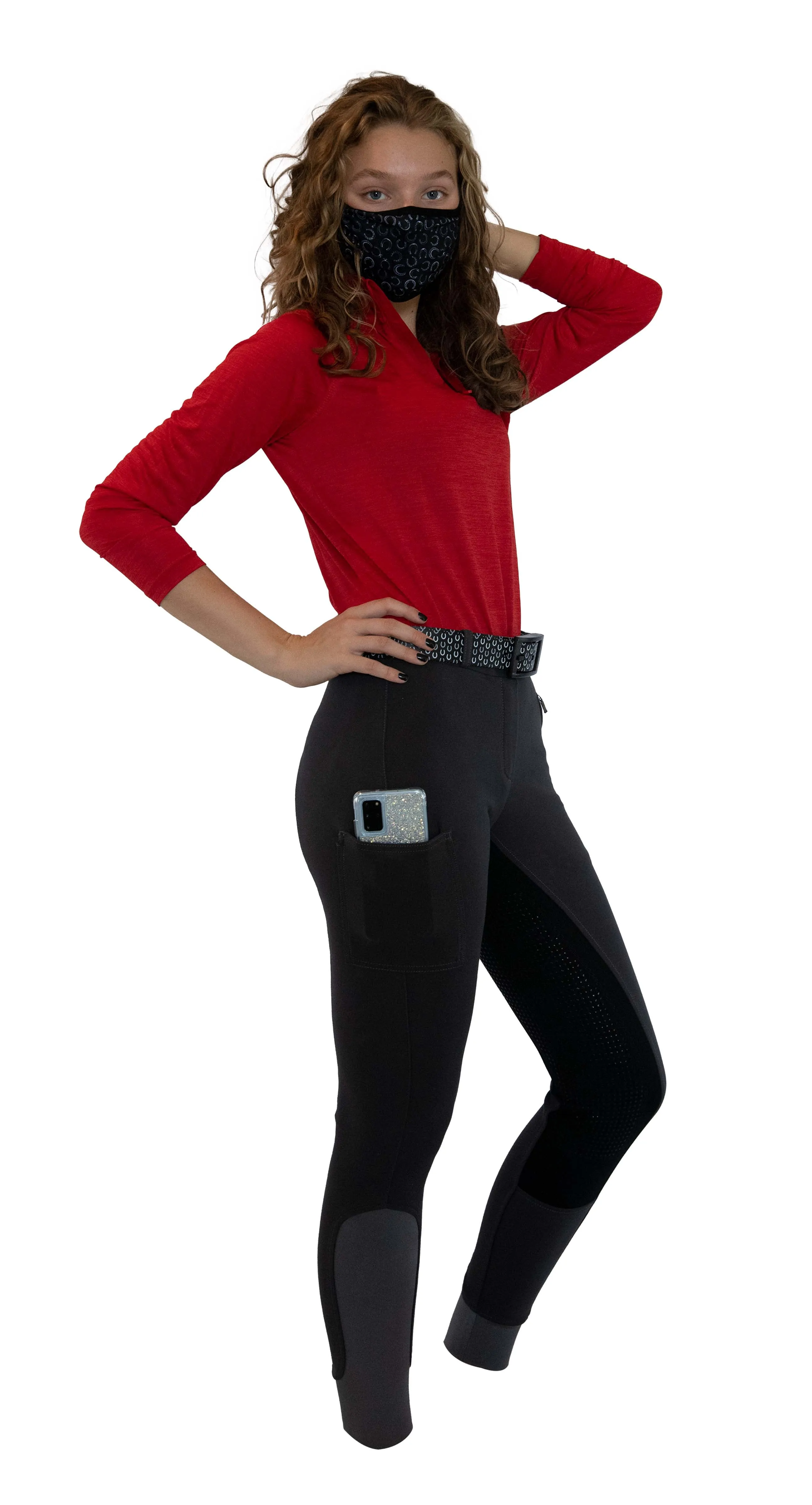 Performance Pull Over | Quarter Zip | 100% Polyester | Red