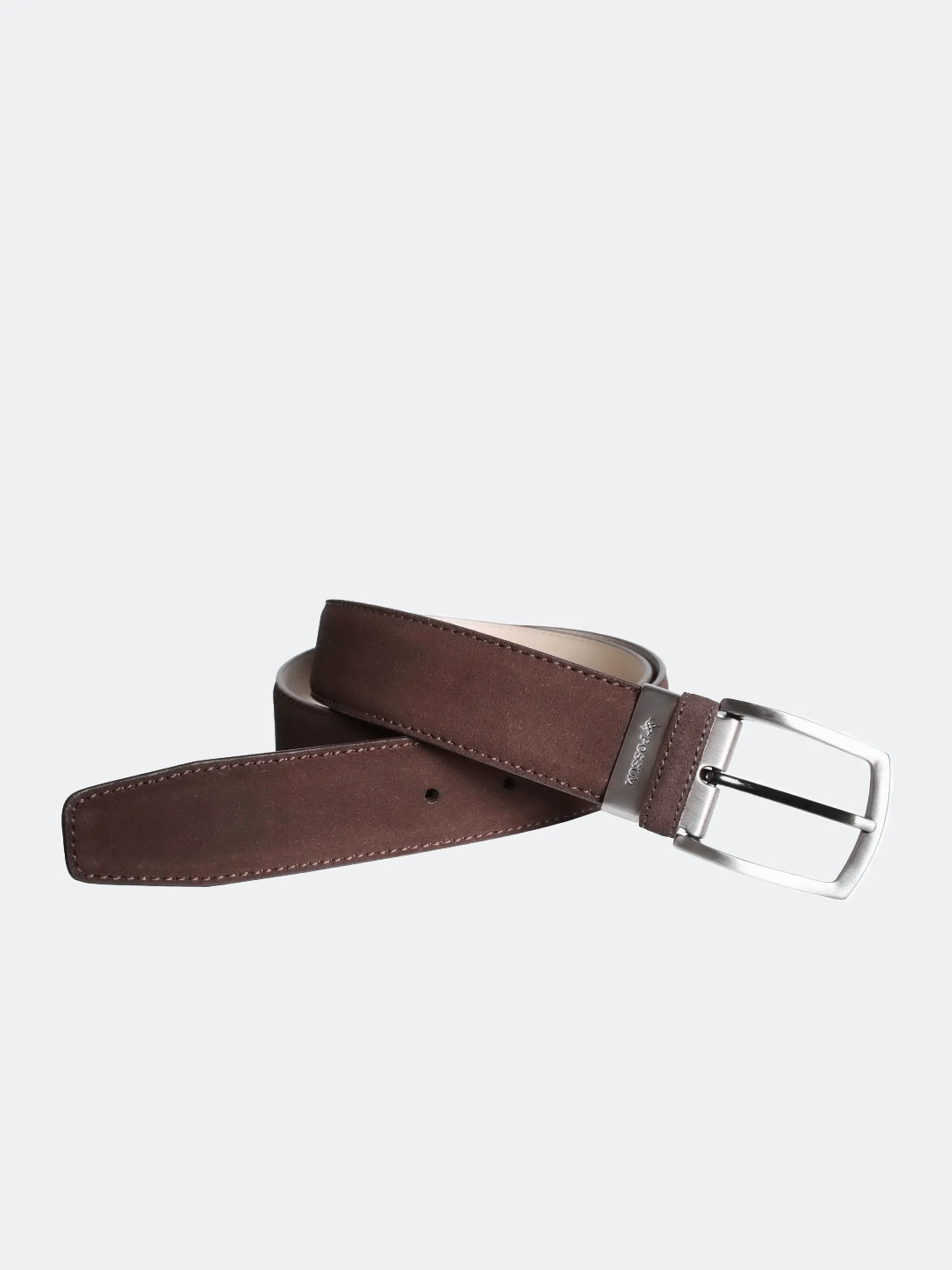 Possum Elegant English Suede Belt Stitched
