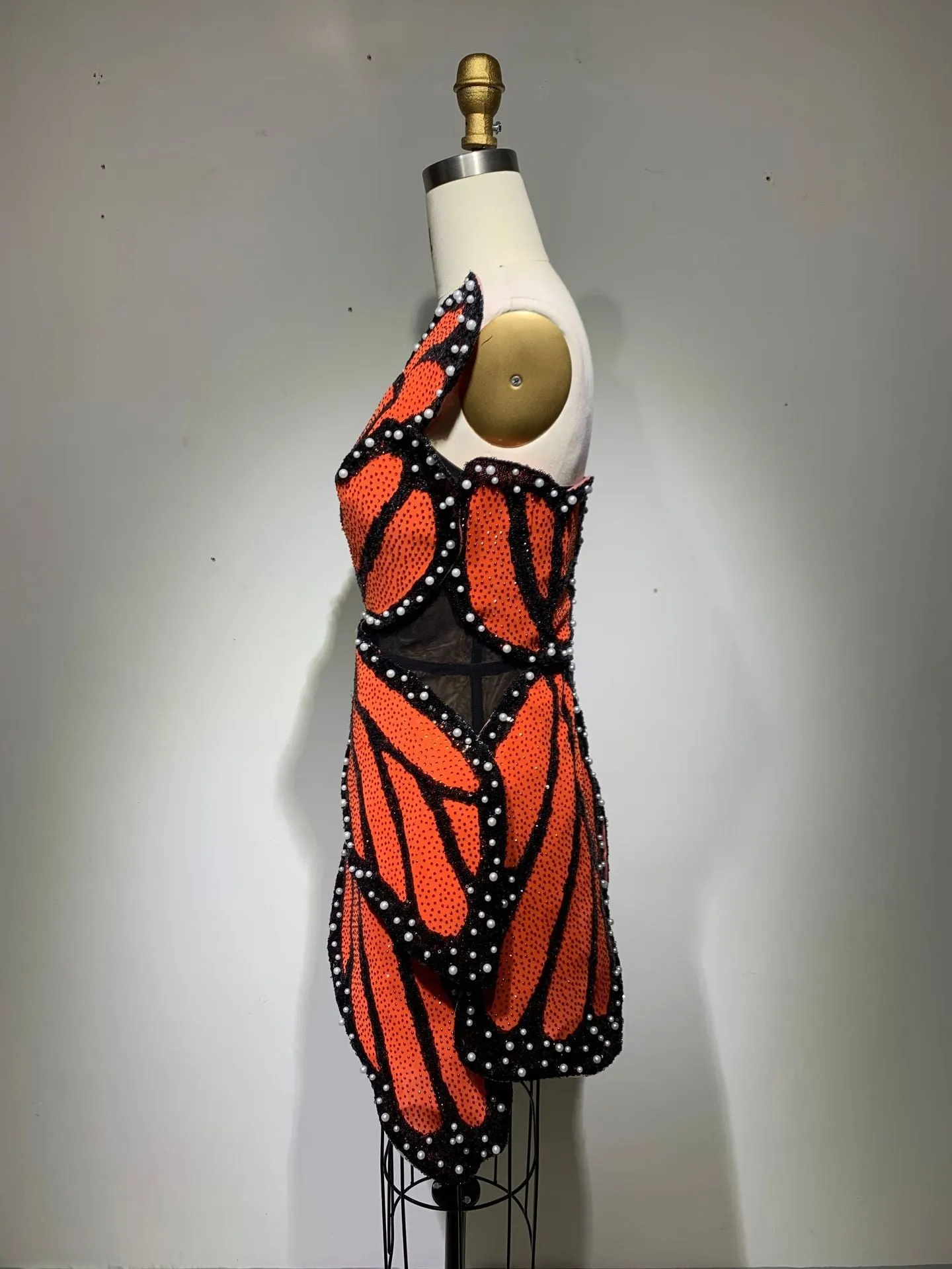 Pre Order:  Butterfly Sequined Mini Dress