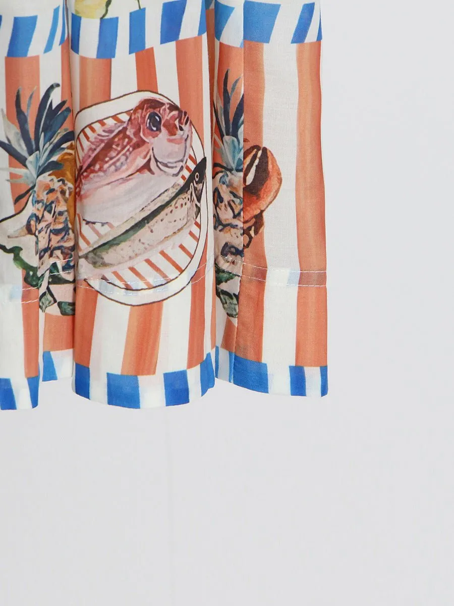 Pre Order:  Fruit Printed Dress