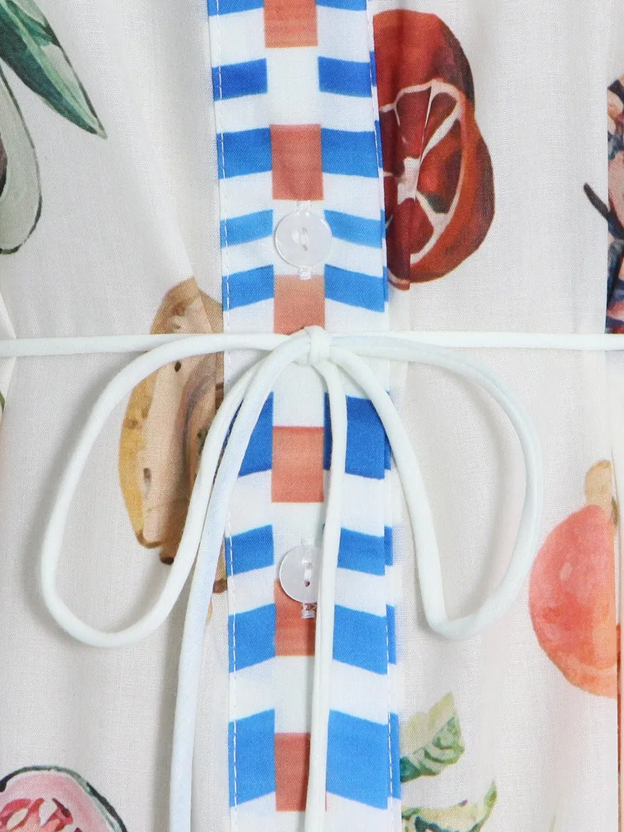 Pre Order:  Fruit Printed Dress