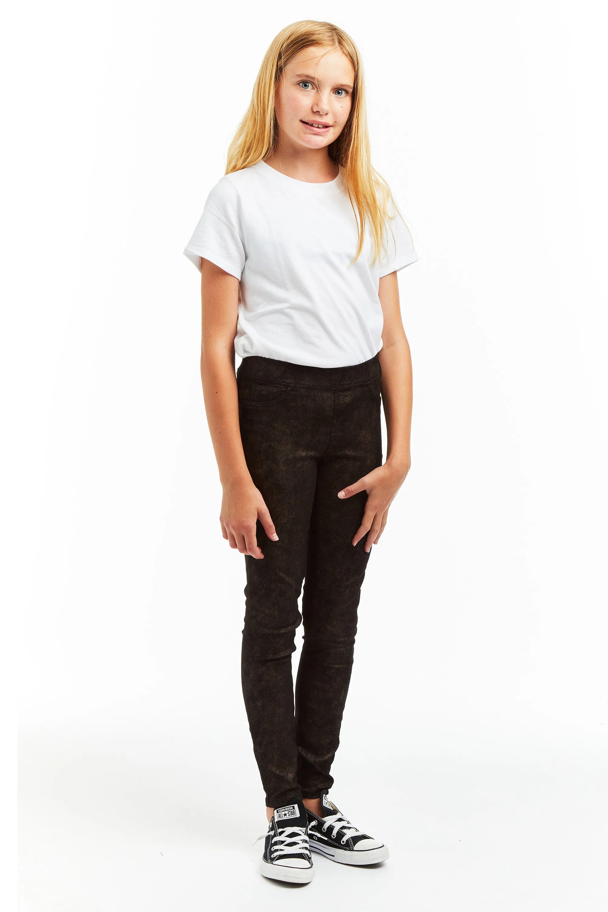 Pull On Vintage Suede Skinny