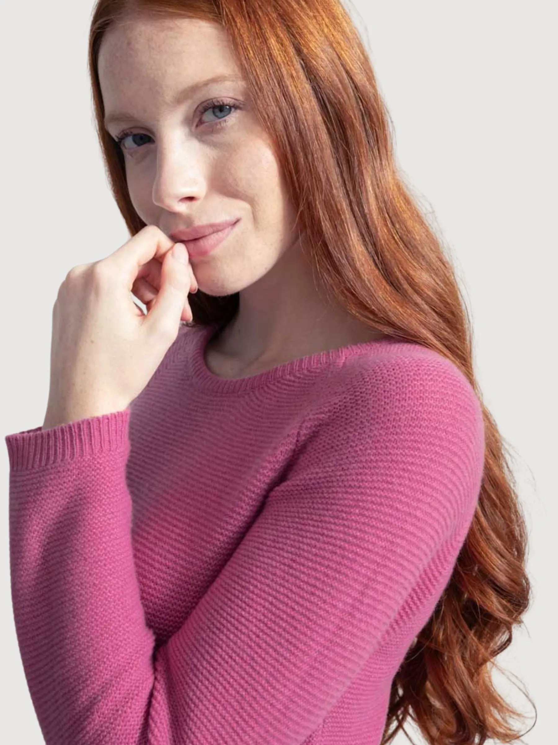 Pullover Giulietta Recycled Cashmere Pink Woman | Rifò