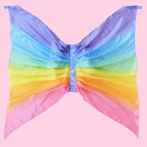 Rainbow Silk Dress Up Wings