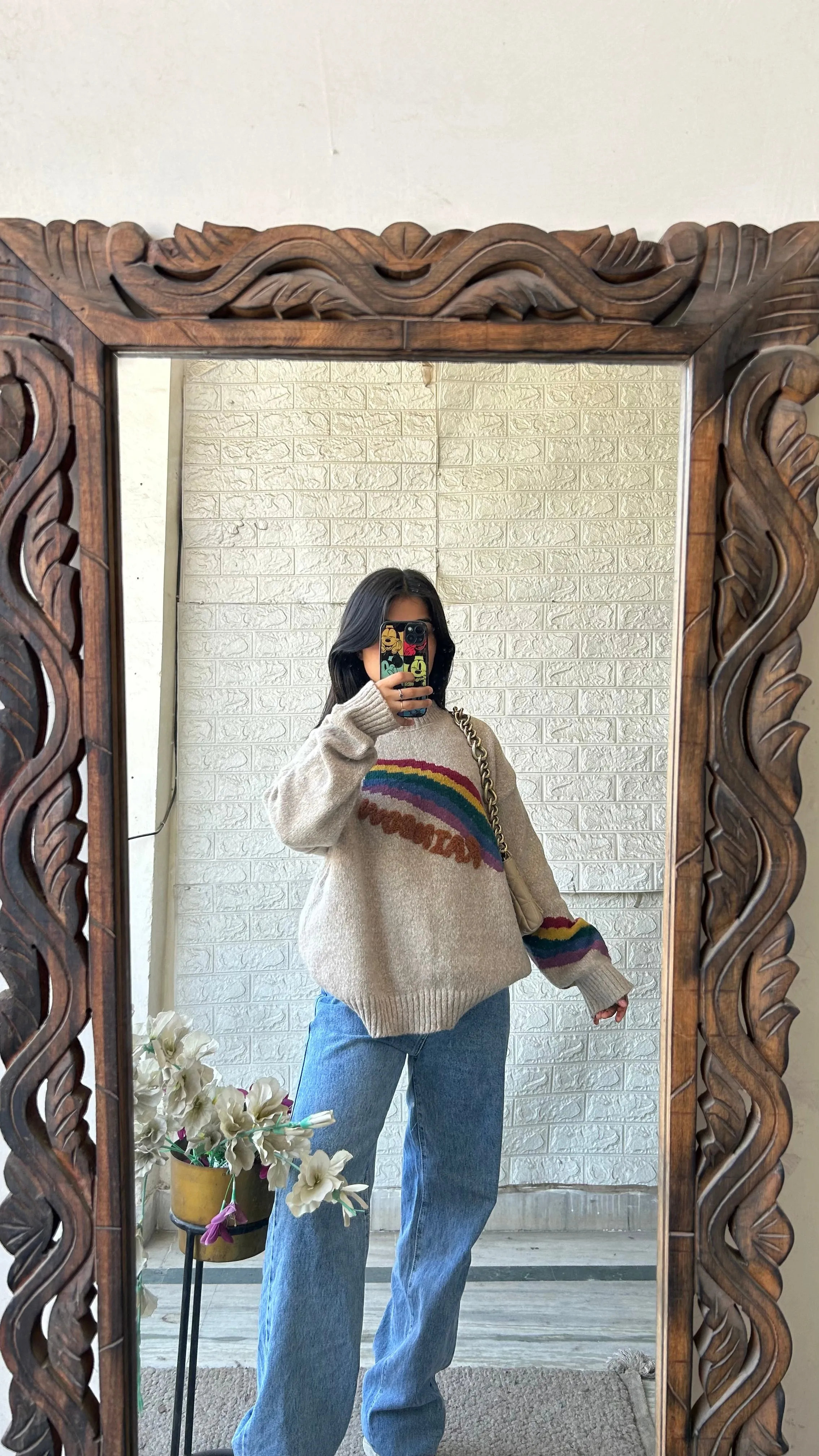 Rainbow 🌈 sweater 3d  s-m