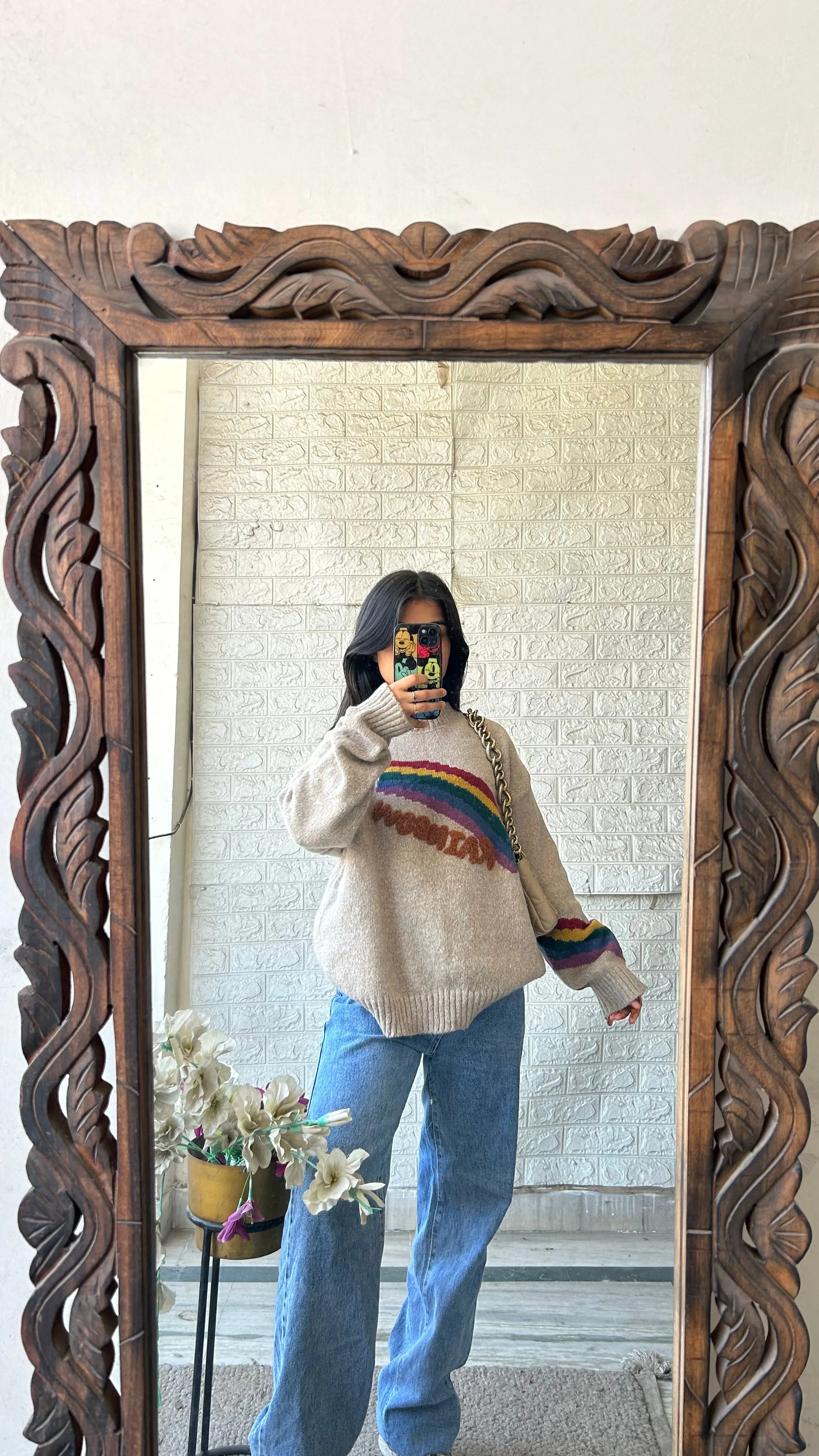 Rainbow 🌈 sweater 3d  s-m