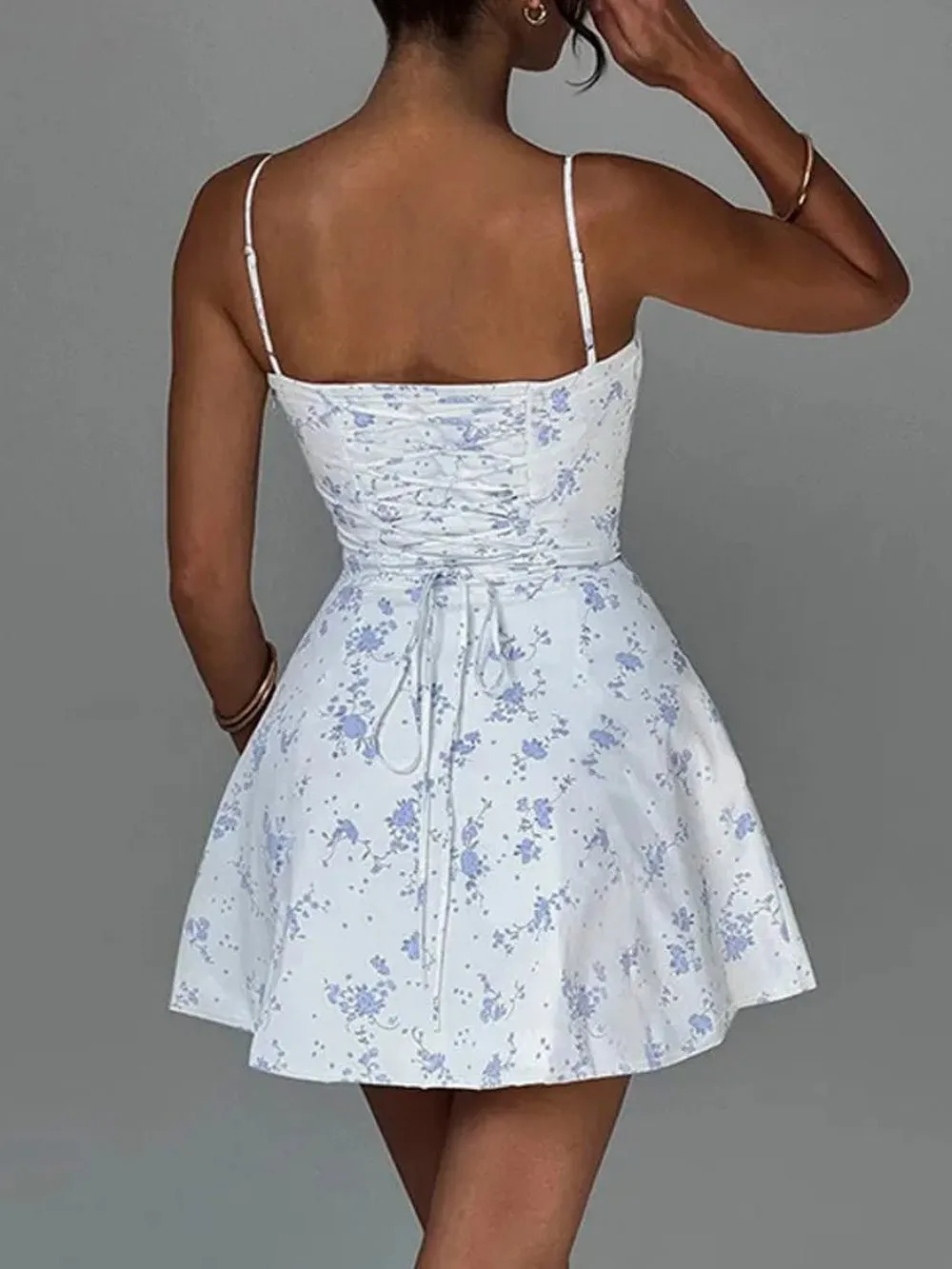 Rebecca Backless Mini Dress