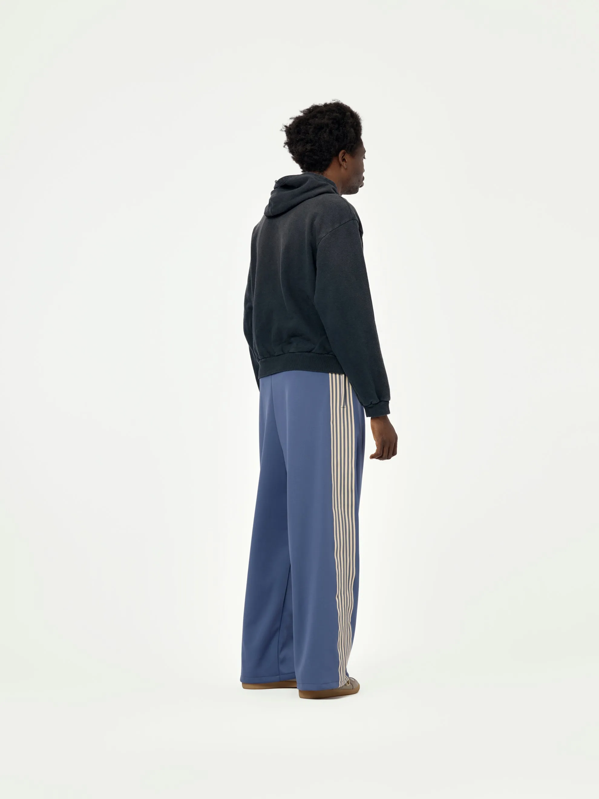 Smooth Jersey Stantman&woman Baggy Truck Pants (Banner Stripe) (Purple)