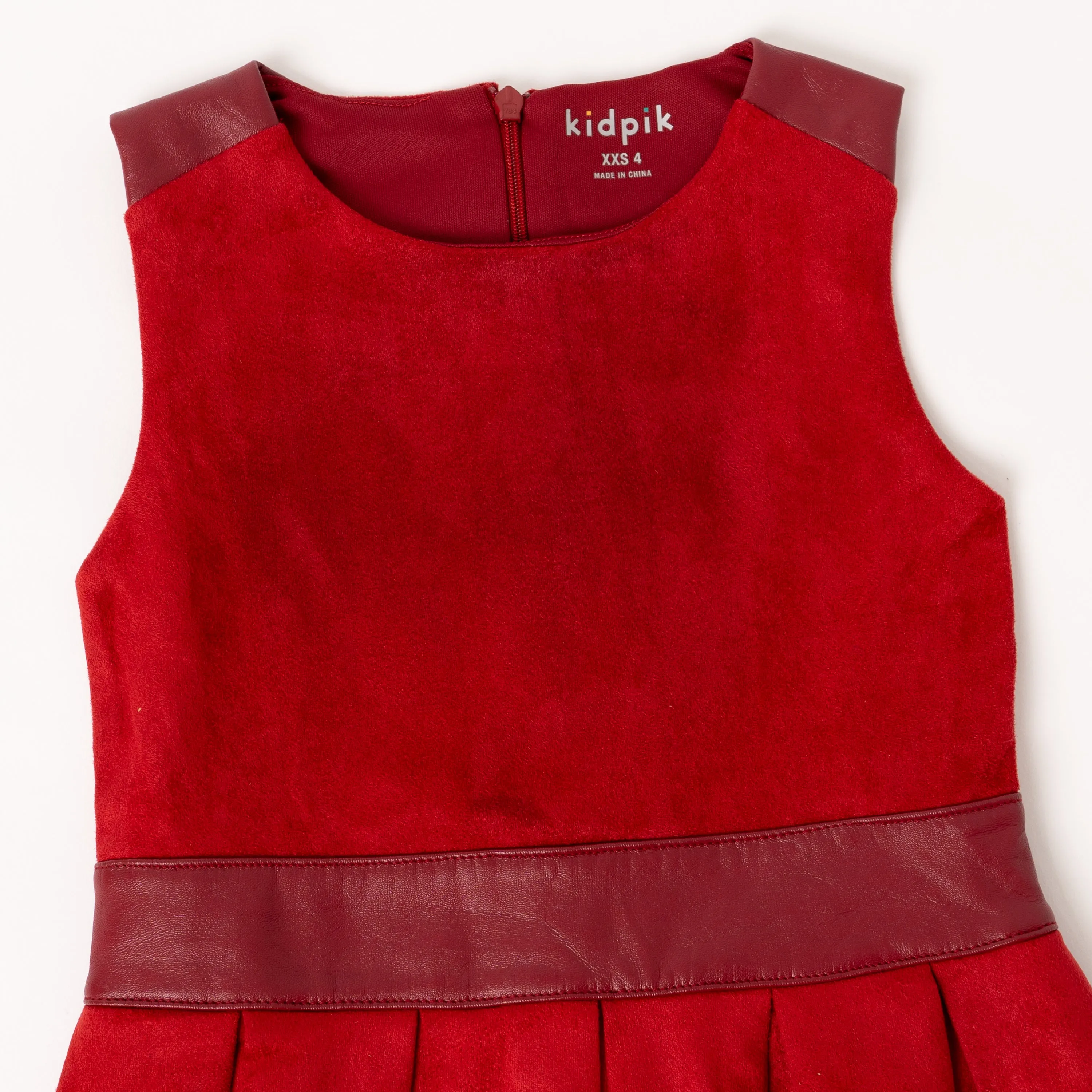 Suede Pleather Dress