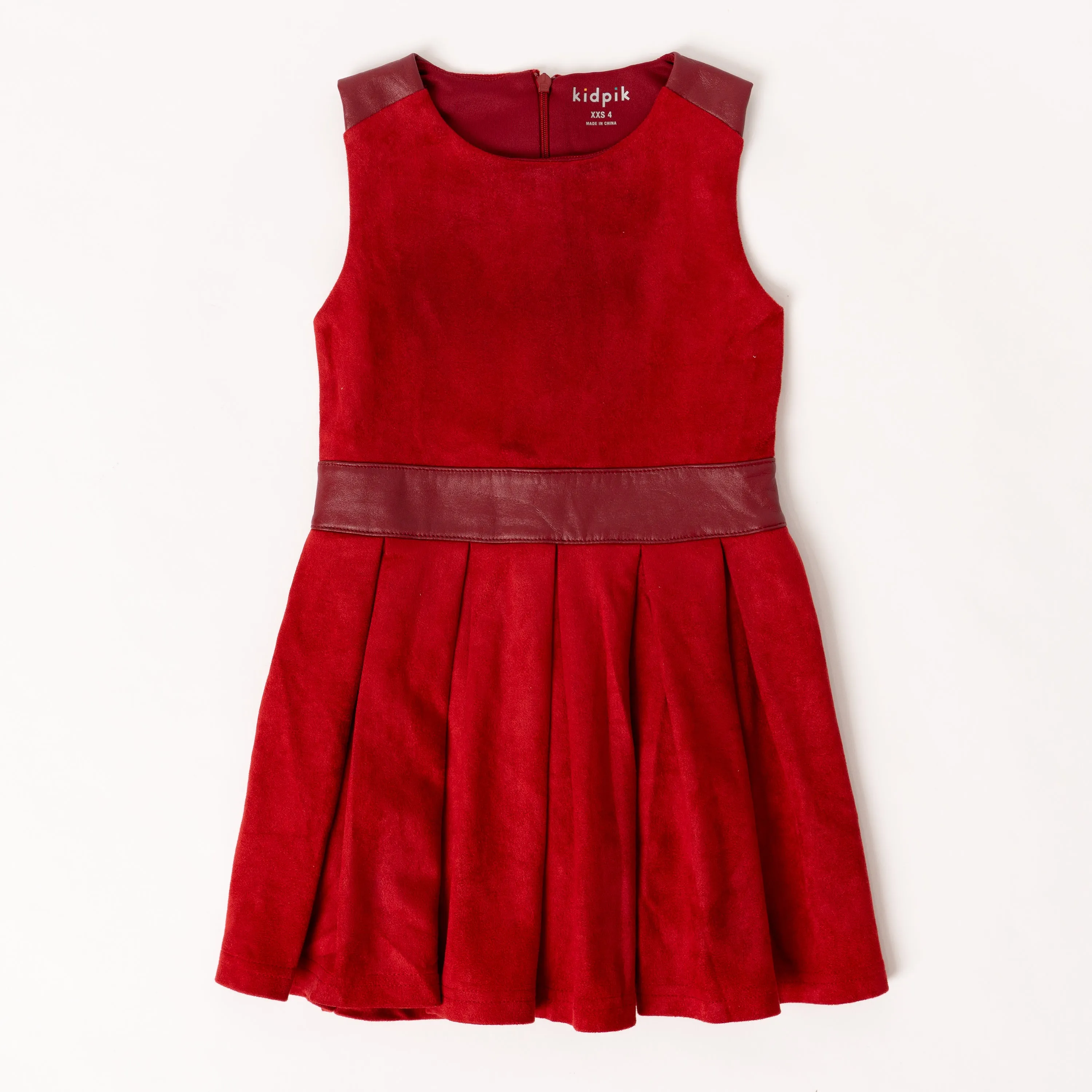 Suede Pleather Dress