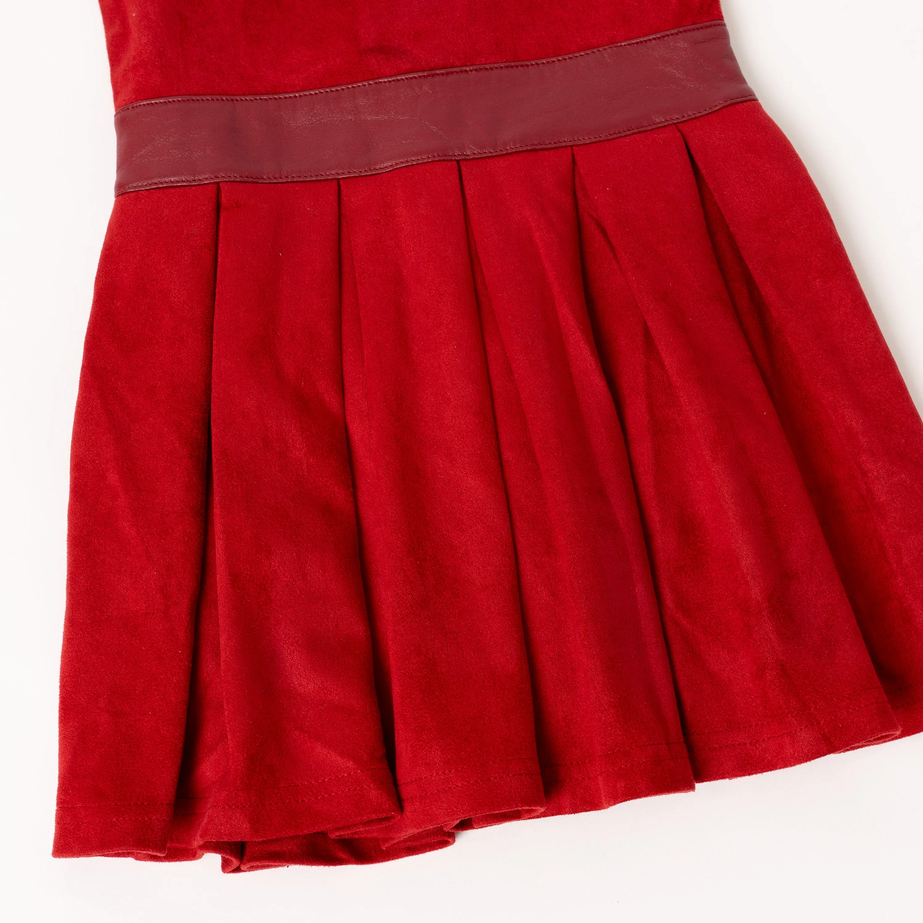 Suede Pleather Dress