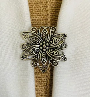 Sweater Clips Vintage Flower Cardigan Clasp Sweater Clip Sweater Guard Jewelry Gifts for Her by Fabulici