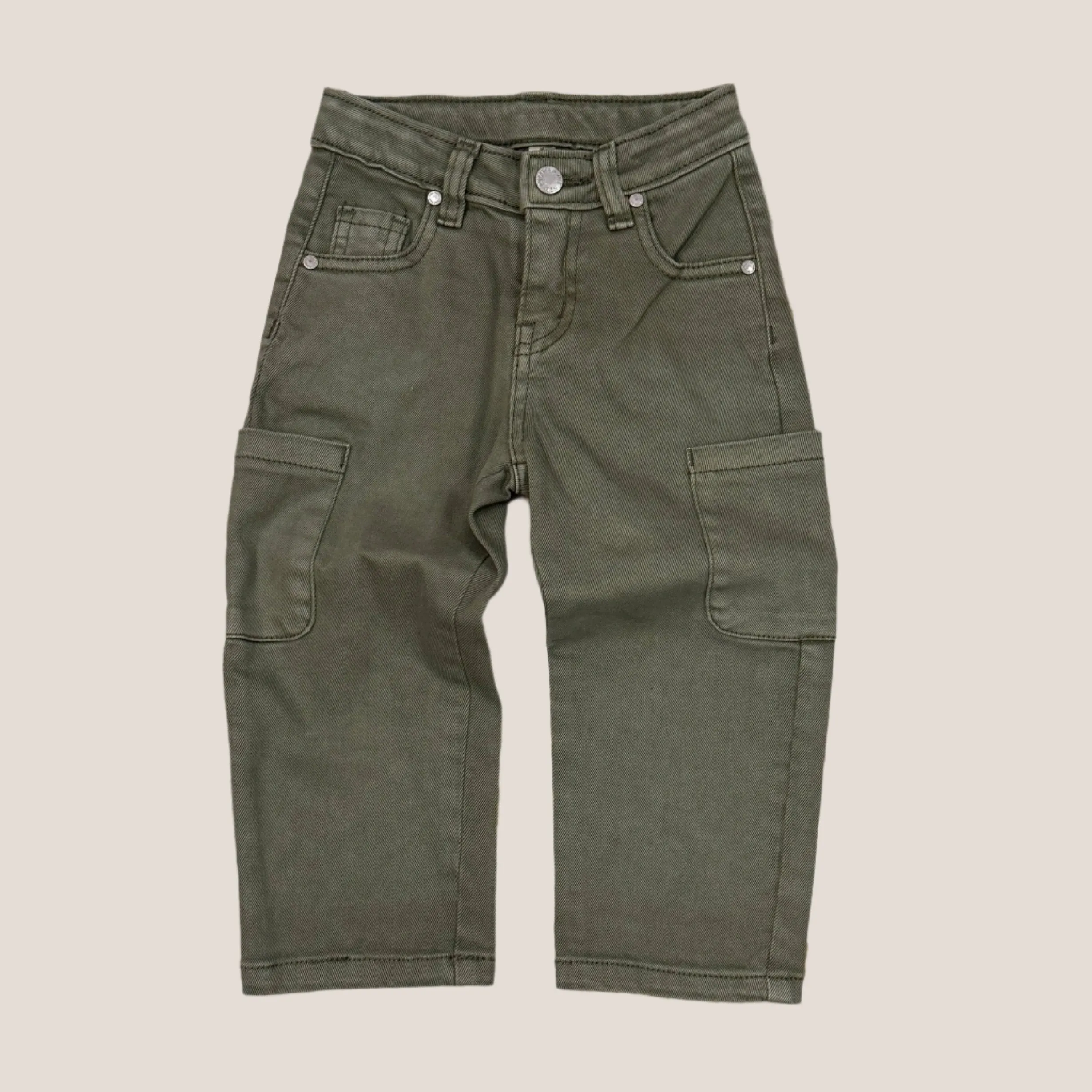 The New Chapter - Stretch Twill Cargo Pants - Army Green