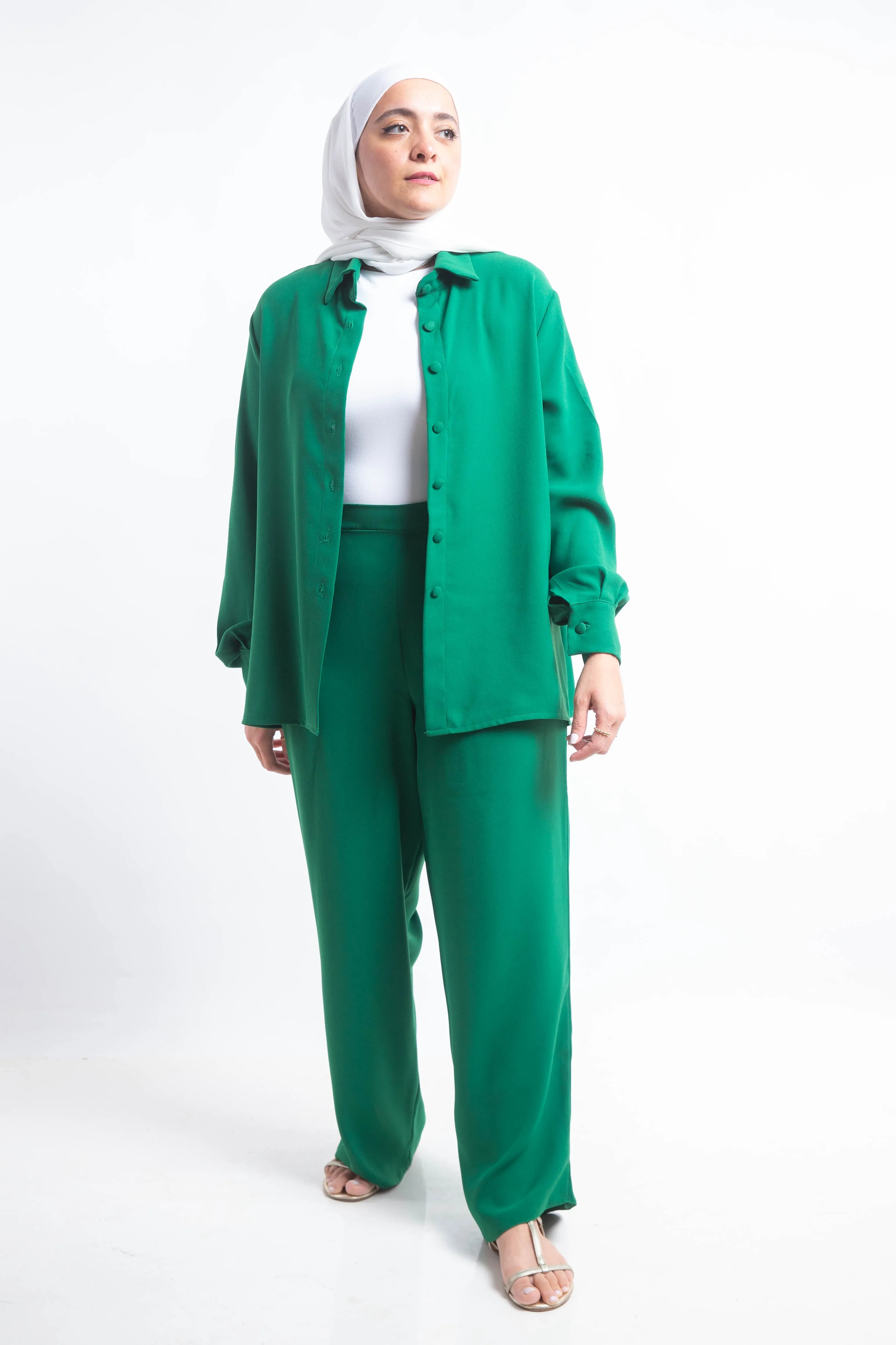 The Palette Crepe Set - Green