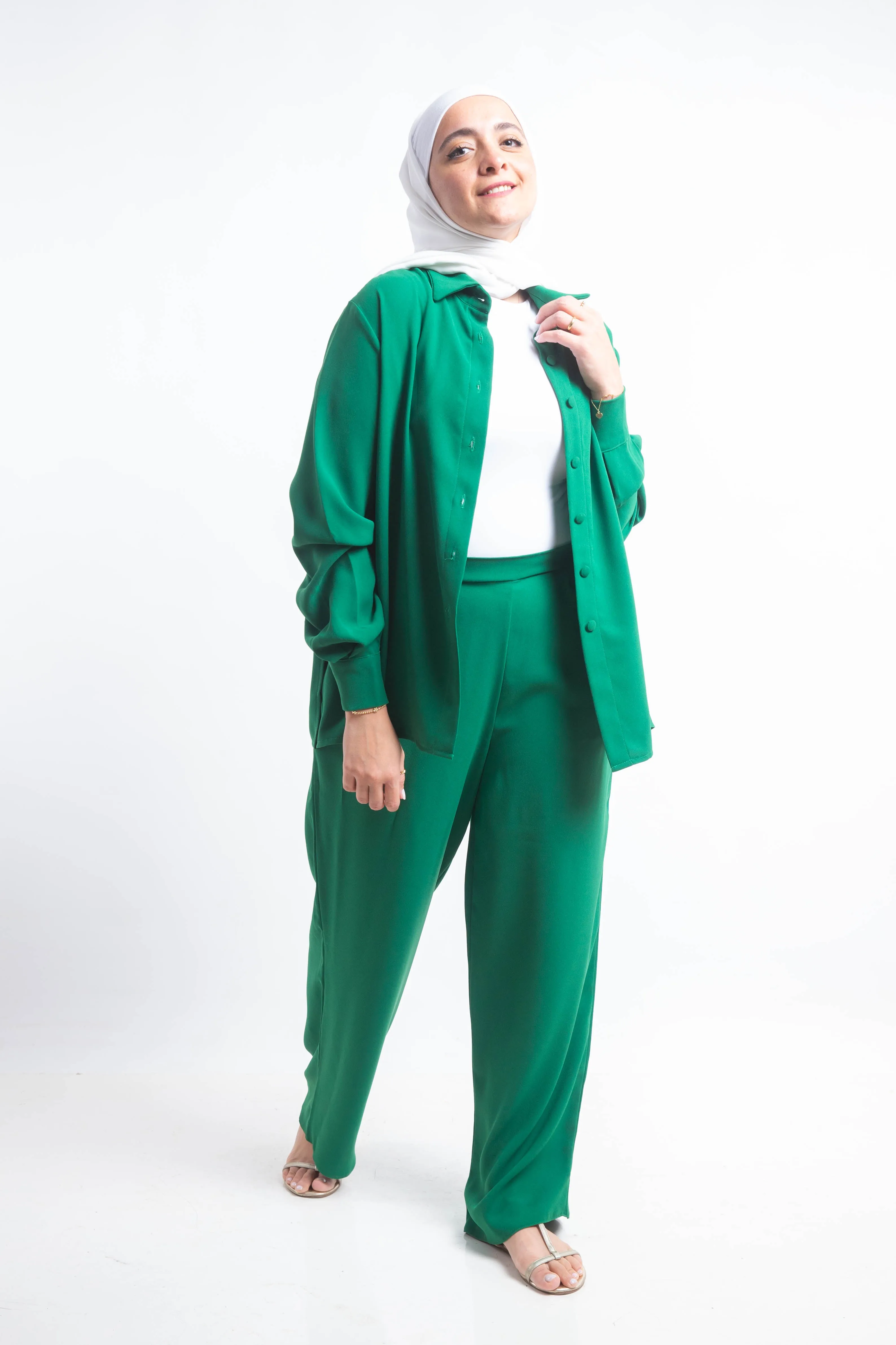 The Palette Crepe Set - Green