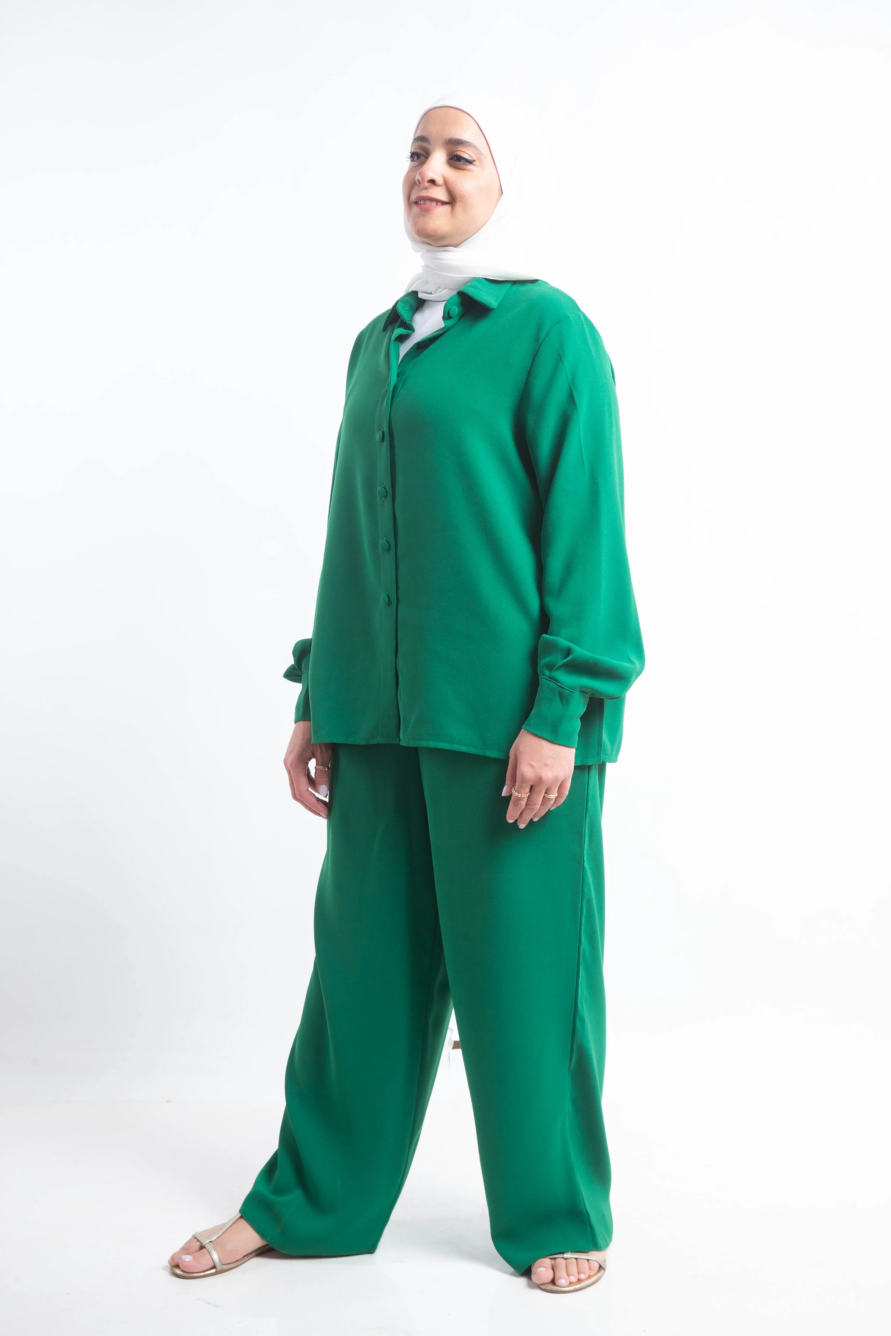 The Palette Crepe Set - Green
